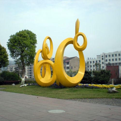 瀛乐 不锈钢户外公园大型白钢雕塑工厂定制各种创意雕塑廉政主题一手